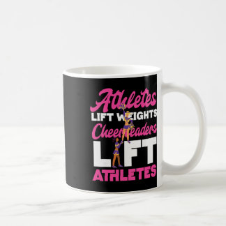 Taza De Café Atletas de Porristas Levantan Pesas Porristas
