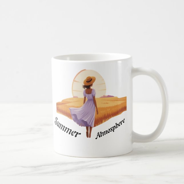 Taza De Café Atmósfera de verano (Derecha)