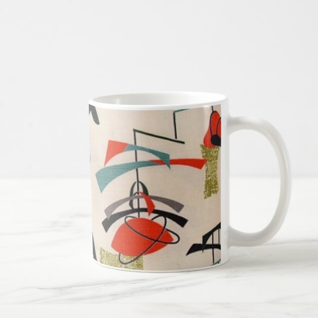 Taza de café atómica moderna de la tela de los (Derecha)