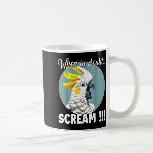 Taza De Café Atoo Meme T, Gritando Divertido Cacatúa Sulphur-cr