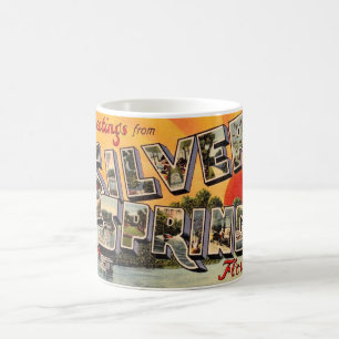 Taza De Café Atracción Retro Silver Springs