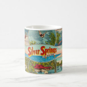 Taza De Café Atracción Vintage Silver Springs