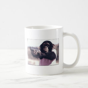 Taza De Café Atraco a mano armada del mono