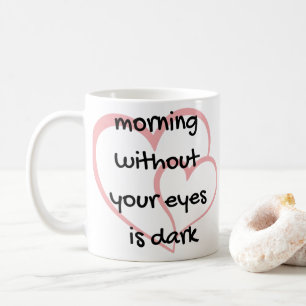 Taza De Café atraco de amor de romance