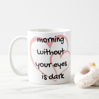 Taza De Café atraco de amor de romance
