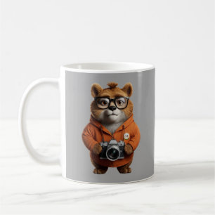 Taza De Café atractiva figura animal mugre