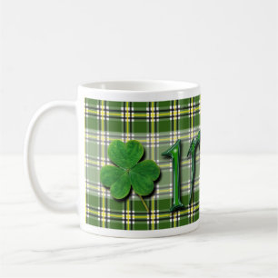 Taza De Café Atractivo amante de la suerte irlandés Shamrock Gr