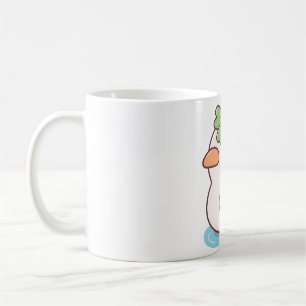 Taza De Café Atractivo de cuatro hojas de trébol sucio