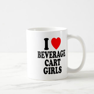 Taza De Café Atractivo del carrito de bebidas en el campo de go