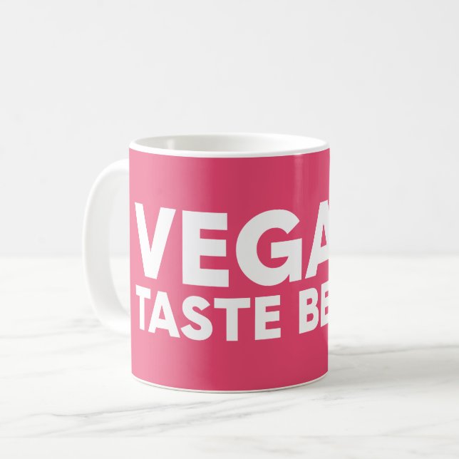 Taza De Café Atractivo Vegano (Anverso izquierdo)