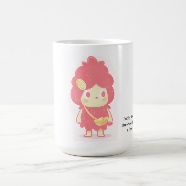 Taza De Café Atraer riqueza (Centro)