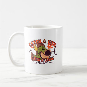 Taza De Café ¡Atrapa, Relájate, Repite!