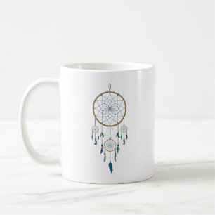 Taza De Café Atrapa Sueños Bohemio Indígena Étnico Tribal