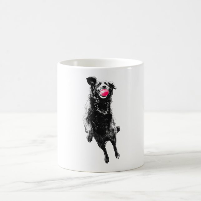 Taza De Café Atrapada carmesí en vuelo (Centro)