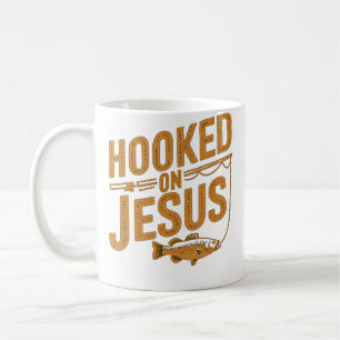 Taza De Café Atrapado En Jesús Pescador Cristiano
