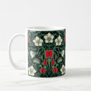 Taza De Café Atrapamoscas y Mariposa Azul