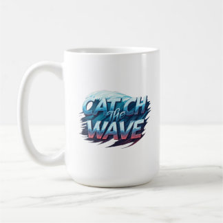 Taza De Café atrapar la ola