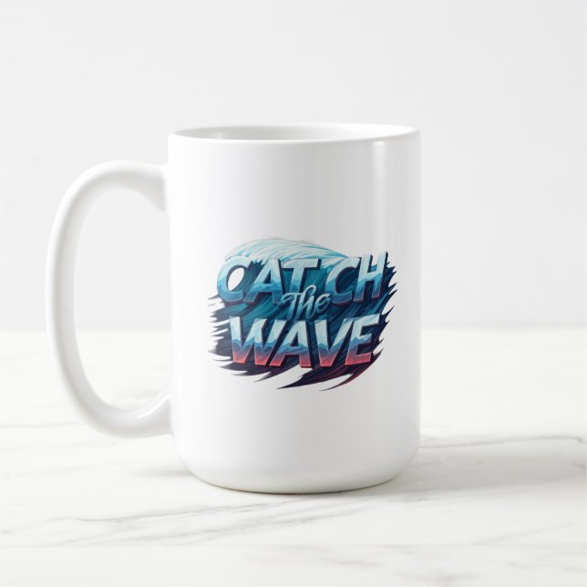 Taza De Café atrapar la ola (Izquierda)