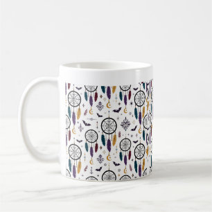 Taza De Café Atrapasueños de Telaraña Gótico Halloween