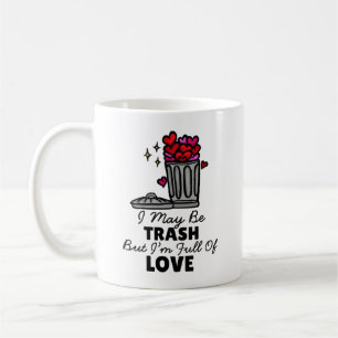 Taza De Café Atributo de San Valentín Divertido y Lindo de Basu