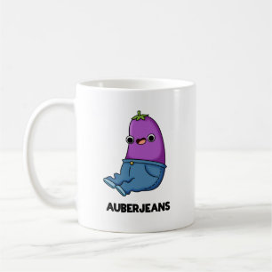 Taza De Café Auberjeans Funny Eggplant Pun
