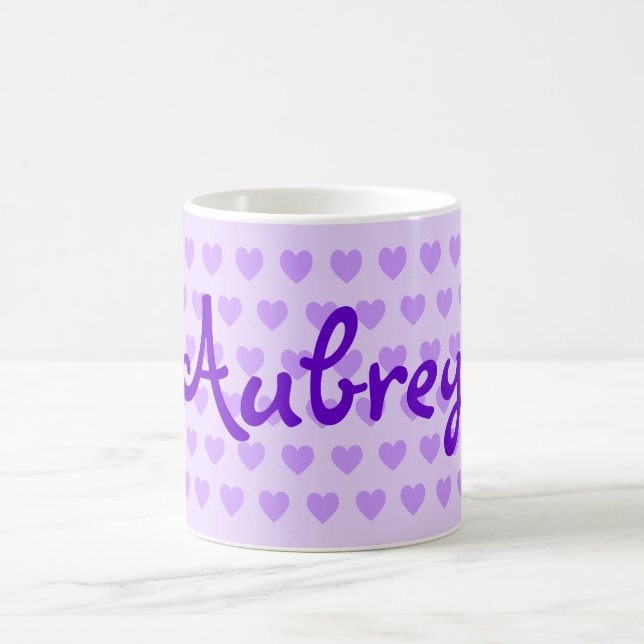 Taza De Café Aubrey en morado (Centro)