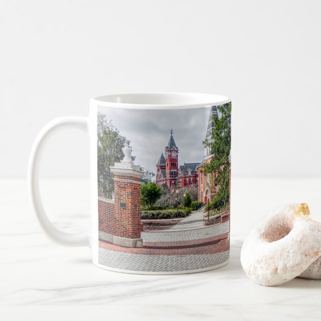 Taza De Café Auburn Alabama Coffee Mug (Con donut)
