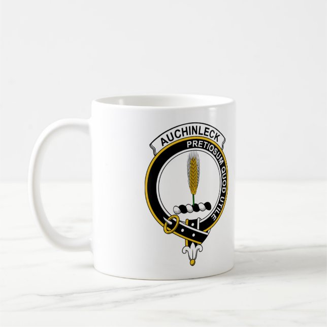 Taza De Café Auchinleck Tartan Coffee Mug - tamaño 11oz (Izquierda)