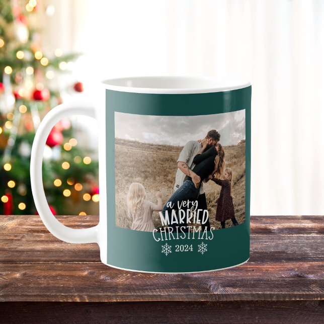 Taza De Café Audaz Foto A Navidades Muy Casados (Subido por el creador)