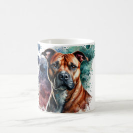 Taza De Café Audaz taparrabo americano de arte acuático