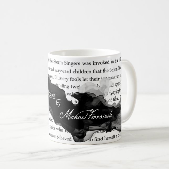 Taza De Café Audiobooooooks por M Inksplash Mug (Anverso derecho)