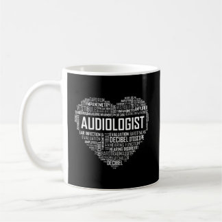 Taza De Café Audiólogo Amor Audiología Audiencia Mes Grado Bhsm