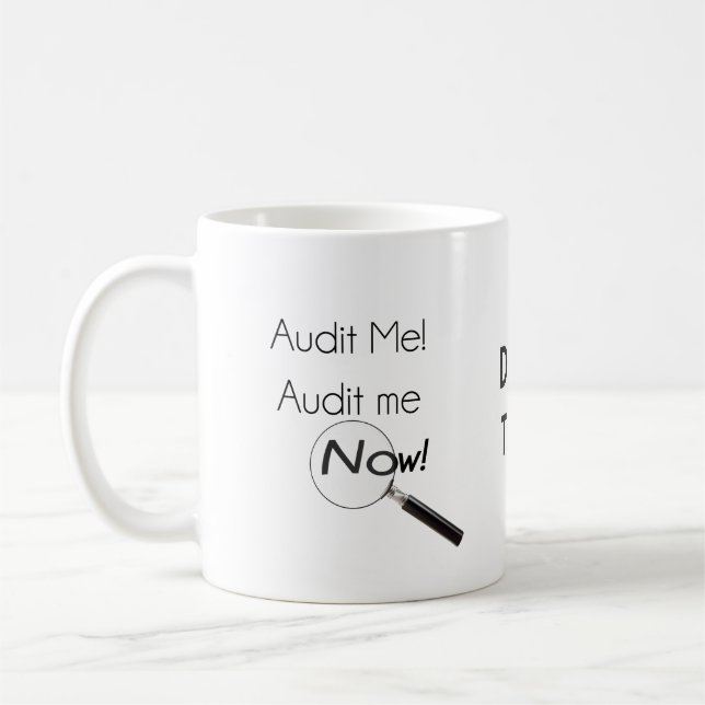 Taza De Café ¡Auditarme! (Izquierda)