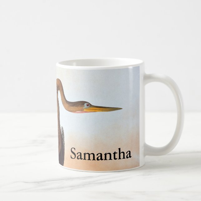 Taza De Café Audubon: Anhinga (Derecha)