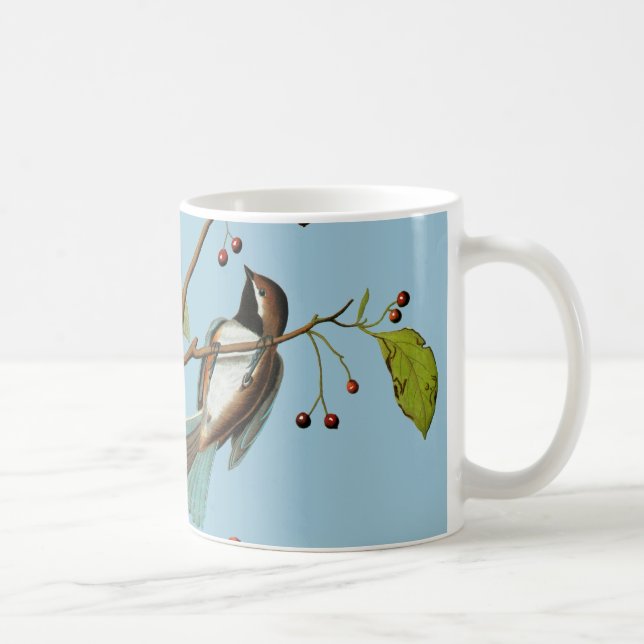 Taza De Café Audubon: Chickadee (Derecha)