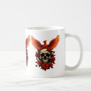 Taza De Café "Auge en tinta: muerte, Rosas y renacimiento de Ph