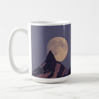 Taza De Café Aumentos de luna completos | Montañas Chugach Alas