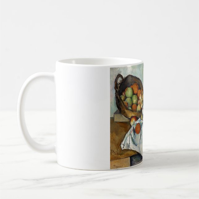 Taza De Café Aún las manzanas de la vida canasta Cezanne Pintur (Izquierda)
