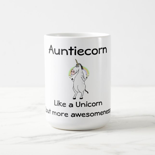 Taza De Café Auntiecorn Unicorn (Centro)