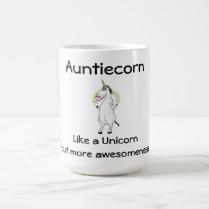 Taza De Café Auntiecorn Unicorn