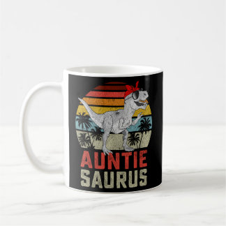 Taza De Café Auntiesauro T Rex Dinosaur Auntie Saurus Family