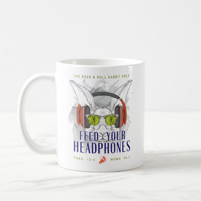 Taza De Café Auriculares con Agujero de Conejo (Izquierda)