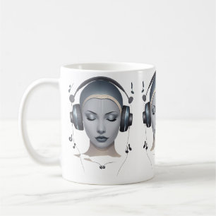 Taza De Café Auriculares musicales