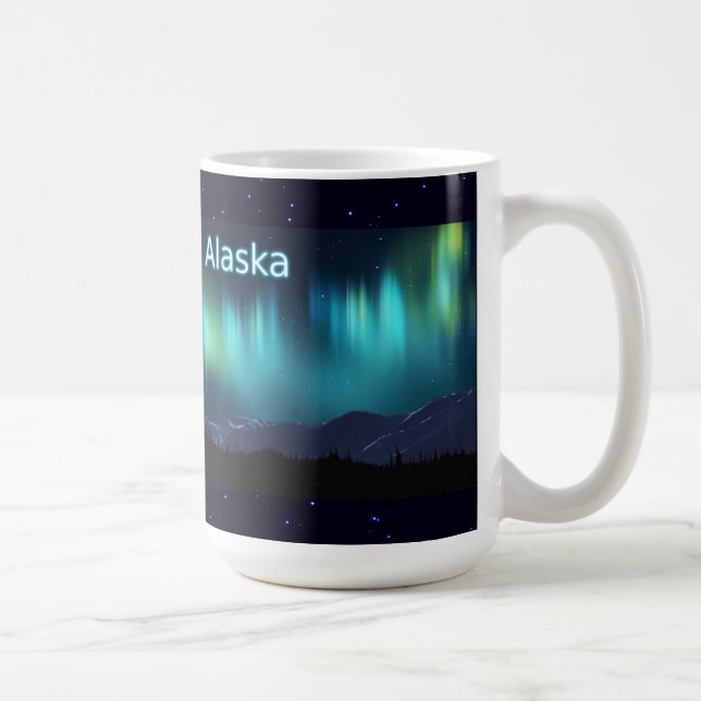 Taza De Café Aurora Boreal (Derecha)