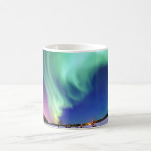 Taza De Café Aurora Borealis en Alaska