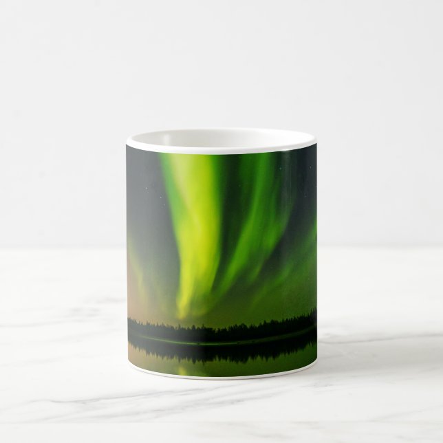 Taza De Café Aurora Borealis Luces del Norte Islandia (Centro)
