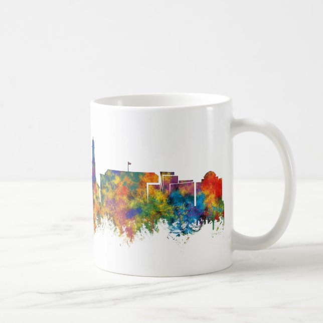 Taza De Café Aurora Colorado Skyline (Derecha)