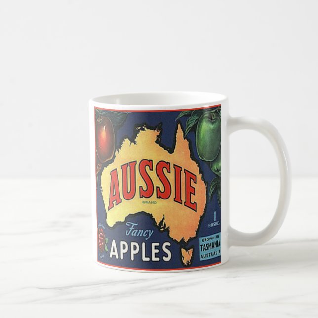 Taza De Café Aussie Apples (Derecha)