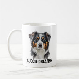 Taza De Café Aussie Dreamer Mug - Whimsical Pastor Australiano