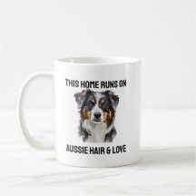 Aussie Hair & Love Funny Mug